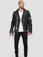 Russell - TRUEPRODIGY - Herrenmode, Kollektion 2023, Leder, Lederjacke - 3712105-2999-S